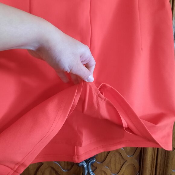 Forever 21 Structured Shift Mini Skirt w/ Patch Pockets NWOT! - Red, Size S - Picture 8 of 14